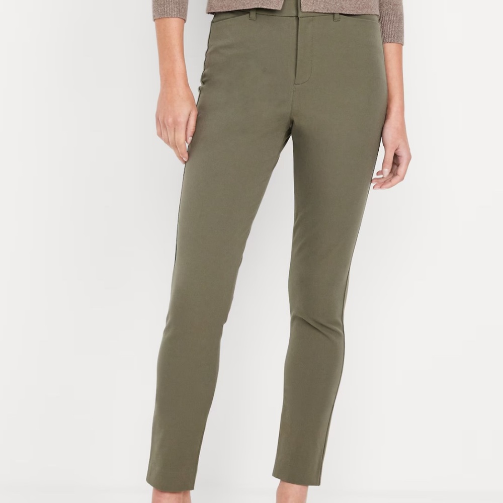 High Waisted Pixie Skinny Ankle Pants